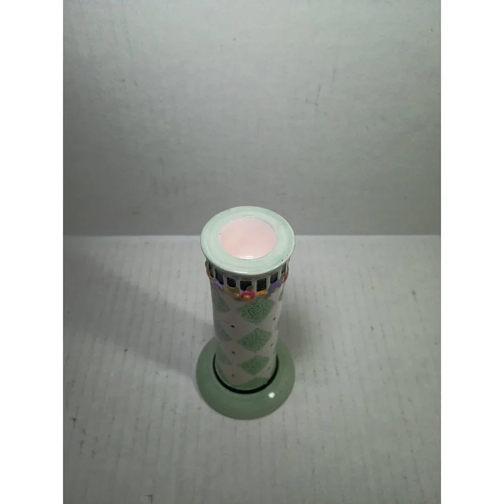 Vintage 90s Mary Engelbreit Candle Stick Holder Cottage Core